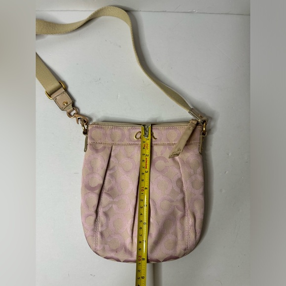 Coach Parker Op Art Swingpack Crossbody Shoulder Bag RS/Pink Rose Gold 42531 - Picture 8 of 12